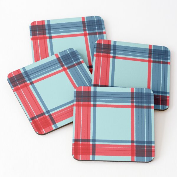 Item preview, Red Blue Plaid Pattern designed and sold by Life Is Beautiful.