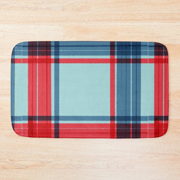 Item preview, Red Blue Plaid Pattern designed and sold by Life Is Beautiful.