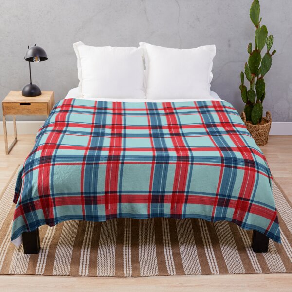 Item preview, Red Blue Plaid Pattern designed and sold by Life Is Beautiful.