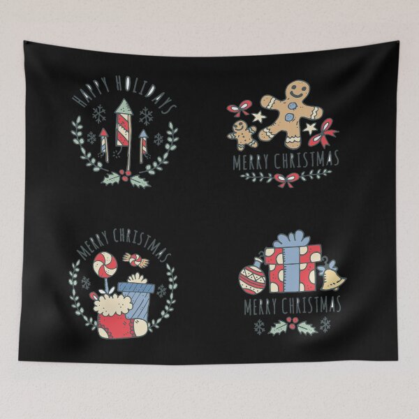 Item preview, Christmas Sticker Pack Retro designed and sold by Coder-T.