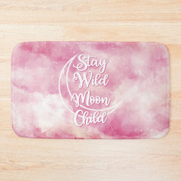 Item preview, Stay Wild Moon Child Pink designed and sold by ThePaperSerpent.