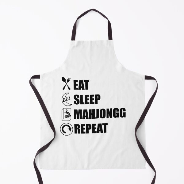 Item preview, Eat Sleep Mahjongg Repeat designed and sold by Gsallicat.