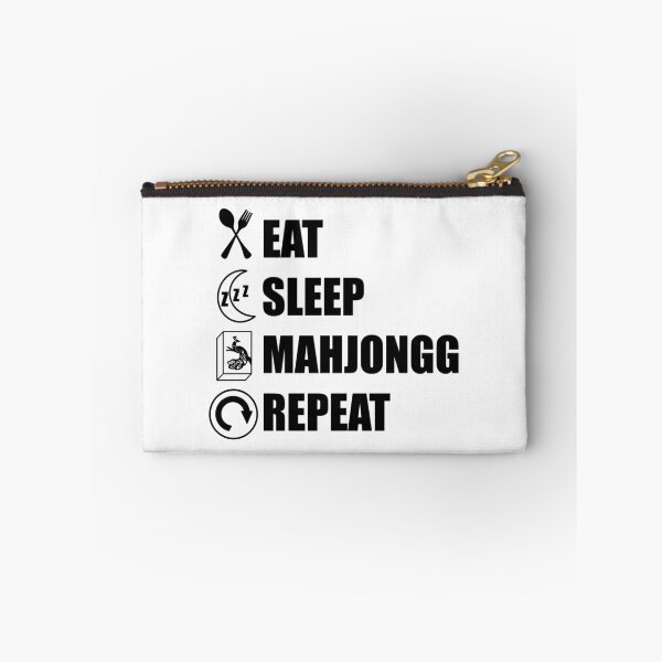 Item preview, Eat Sleep Mahjongg Repeat designed and sold by Gsallicat.