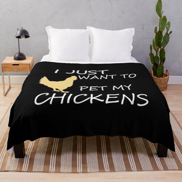 Item preview, I just want to pet my chickens - Awesome chicken lover Gift designed and sold by Teenation9.