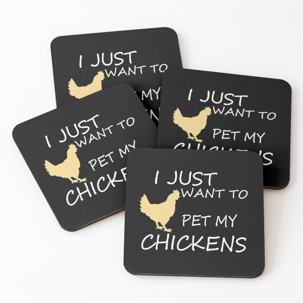 Item preview, I just want to pet my chickens - Awesome chicken lover Gift designed and sold by Teenation9.