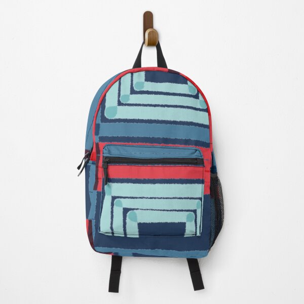 Artikelvorschau, Rot Blau Plaid Quadrate Muster entworfen und verkauft von Life Is Beautiful.