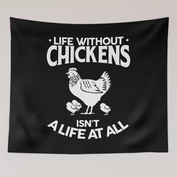 Item preview, Life without chickens isn't life at all - Awesome chicken keeper Gift designed and sold by Teenation9.