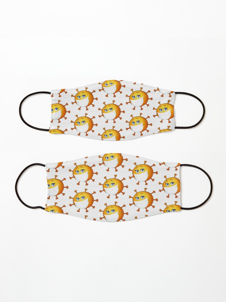 Alternative Ansicht von Masked Virus Maske