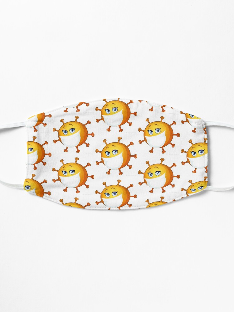 Alternative Ansicht von Masked Virus Maske