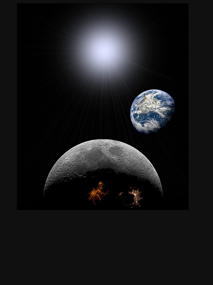 An Earth-Moon Space Fantasy by mikepil