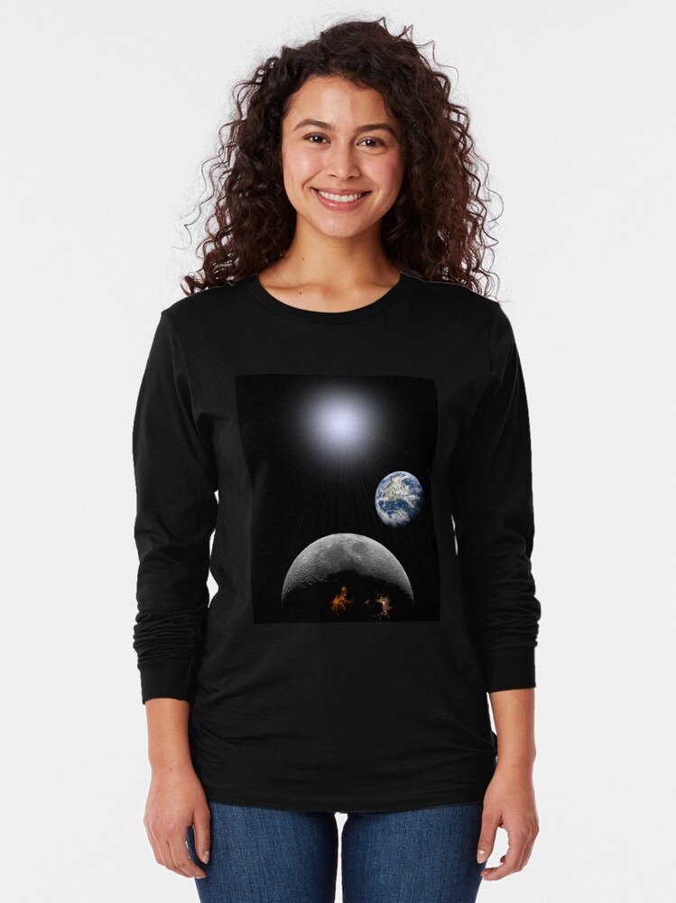 Alternate view of An Earth-Moon Space Fantasy Long Sleeve T-Shirt