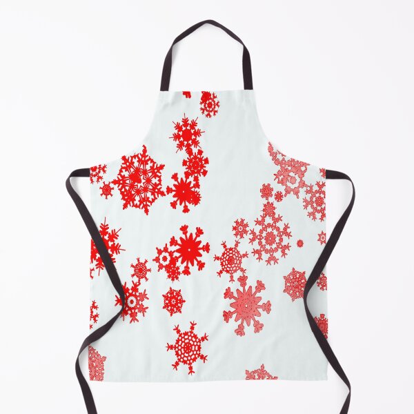 Item preview, Red Winter Snowflakes on White designed and sold by AlteredAtelier.