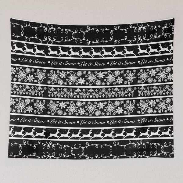 Item preview, Let it Snow (Black) designed and sold by ZoeN-P.