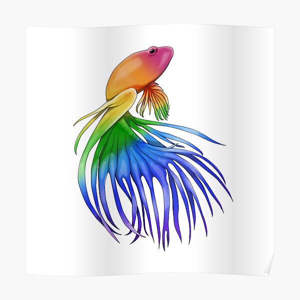 Posters El Pez Arcoiris Redbubble