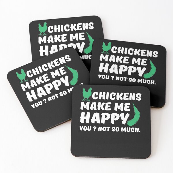 Item preview, Chickens make me happy - Awesome chicken lover Gift designed and sold by Teenation9.