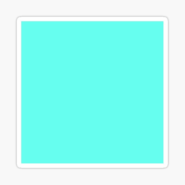 Light Teal Sticker
