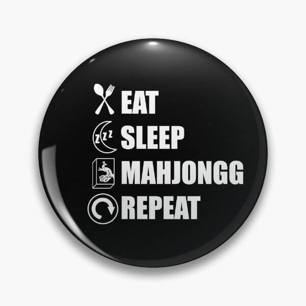 Item preview, Eat Sleep Mahjongg Repeat 2 designed and sold by Gsallicat.