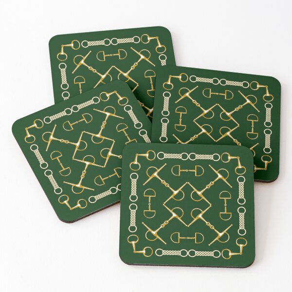 Item preview, Gold Snaffles on Green designed and sold by KColbyStudios.