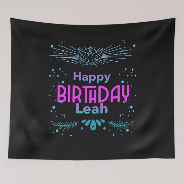 Item preview, Happy birthday Leah designed and sold by hemerton.