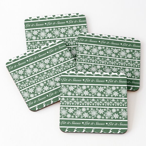 Item preview, Let it Snow (Dark Green) designed and sold by ZoeN-P.
