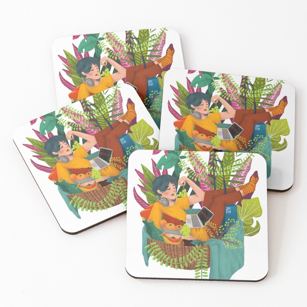 Item preview, Coasters (Set of 4) designed and sold by RekaRupa.