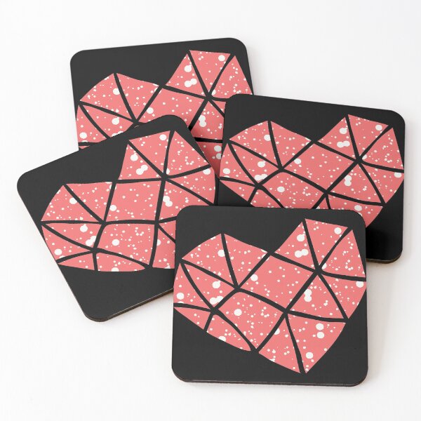 Item preview, Love everyone: Red heart with white paint spatters designed and sold by Ofeefee.