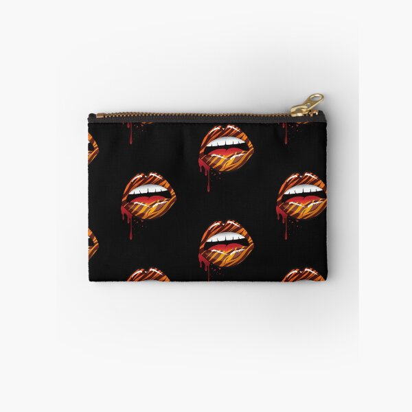 Item preview, Animal Striped Sexy Glossy Lips With Color Drip Mouth designed and sold by Drnksuzys.