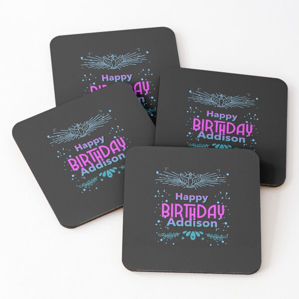 Item preview,  Happy birthday Addison designed and sold by hemerton.
