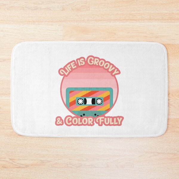 Item preview, Life is Groovy & Color Fully - Vintage Cassette designed and sold by Kaos Urbanwear.
