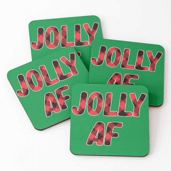 Item preview, Jolly AF Christmas Holiday Spirit designed and sold by PartyThreads.