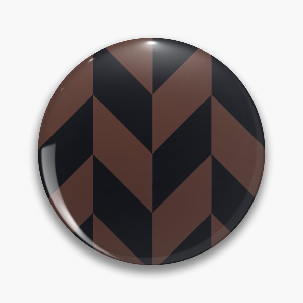 Item preview, minimalist dark academia half chevron black and brown designed and sold by neopop.
