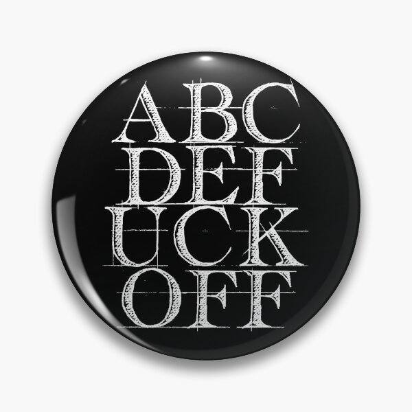 Artikelvorschau, ABCDEFUCKOFF Lustiges Fluchen entworfen und verkauft von OuterWear.