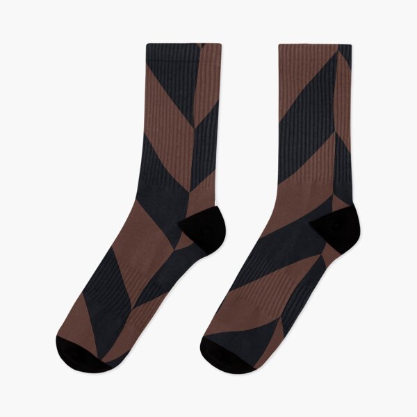 Item preview, minimalist dark academia half chevron black and brown designed and sold by neopop.
