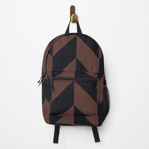 Item preview, minimalist dark academia half chevron black and brown designed and sold by neopop.