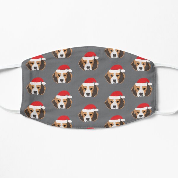Weihnachts Beagle Flache Maske