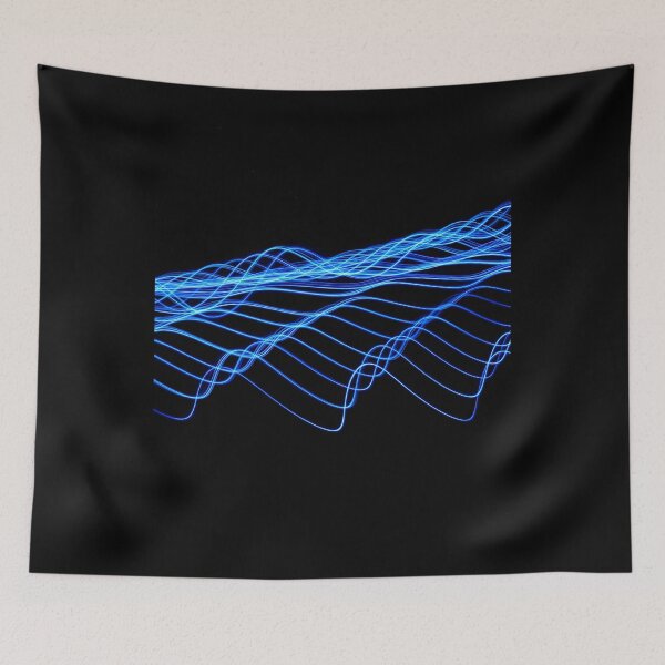Item preview, Blue Neon Wires Waves designed and sold by MuscleCarTs.