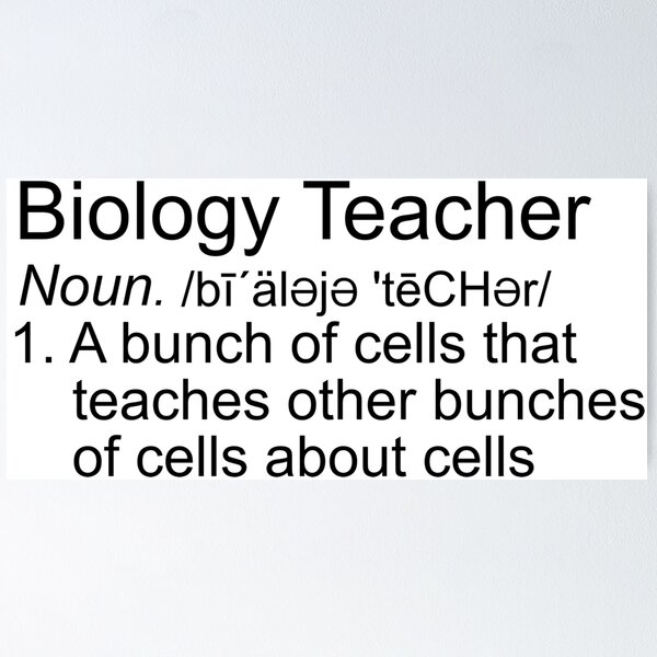 Item preview, Biology Teacher Definition designed and sold by gbrown112.
