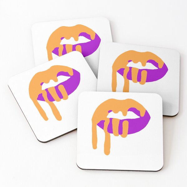 Item preview, Purple/gold lips designed and sold by LaneyBlatnick.