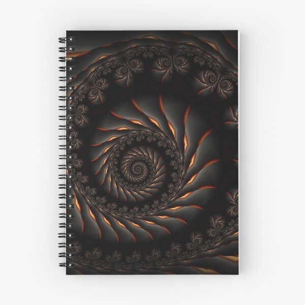 Item preview, Fractal Espiral Negro designed and sold by Kitty Bitty.