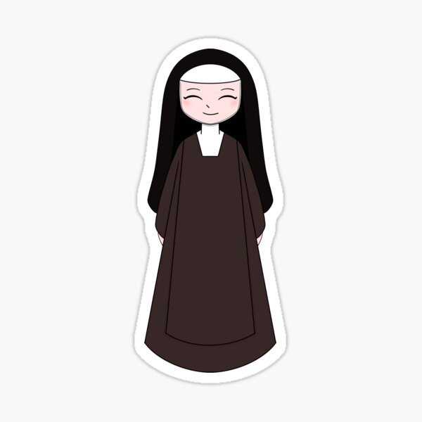 Carmelite Nun Sticker