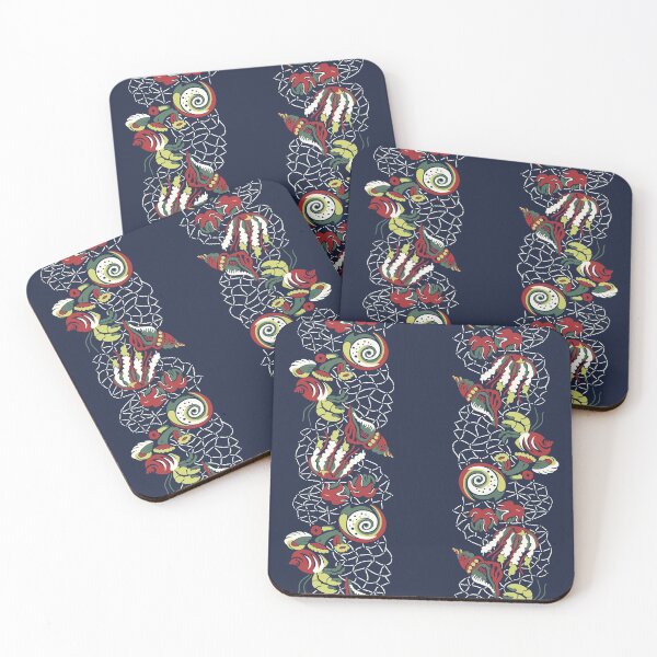 Item preview, Fishing Net (Navy) designed and sold by Raqilu Designs.