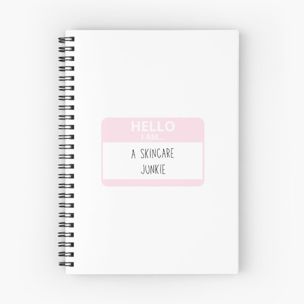 Item preview, Skincare Junkie Name Tag designed and sold by alwayselle.