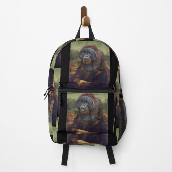 Item preview, orangutan Mona Lisa sticker designed and sold by MythicBrand.
