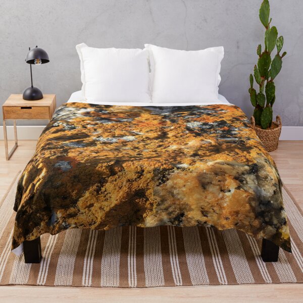 Item preview, Orange Lichen on Beach Rocks, Musselroe Bay Tasmania designed and sold by Jenie Yolland.