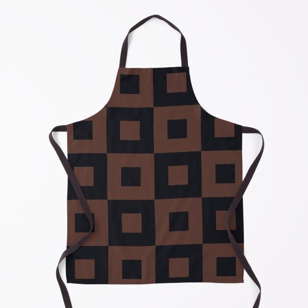 Item preview, minimalist squares in brown and black dark academia pattern designed and sold by neopop.
