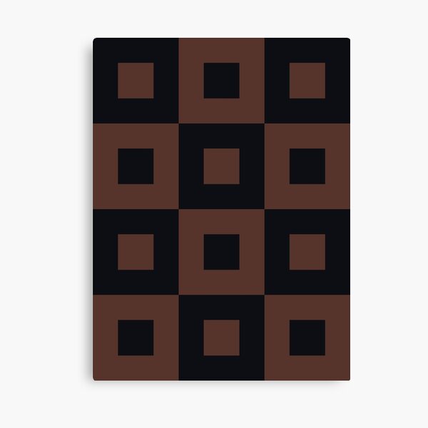 minimalist squares in brown and black dark academia