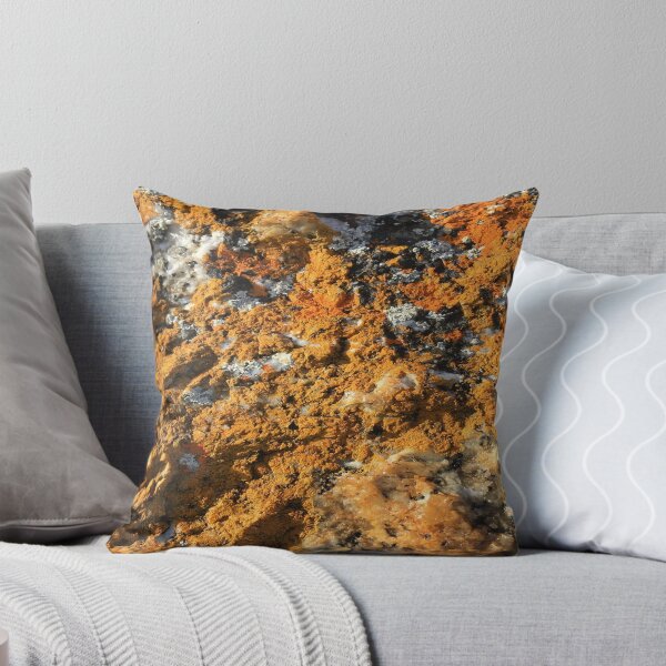Item preview, Orange Lichen on Beach Rocks, Musselroe Bay Tasmania designed and sold by Jenie Yolland.