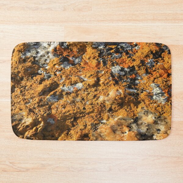Item preview, Orange Lichen on Beach Rocks, Musselroe Bay Tasmania designed and sold by Jenie Yolland.