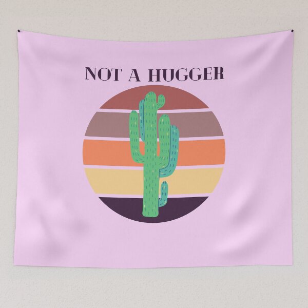 Item preview, Not a Hugger - Funny Gardening Gift designed and sold by TeesForNerds.