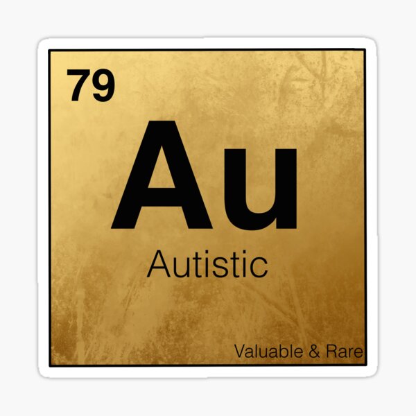 Item preview, Golden (Au)tistic designed and sold by QuinnRamsay.